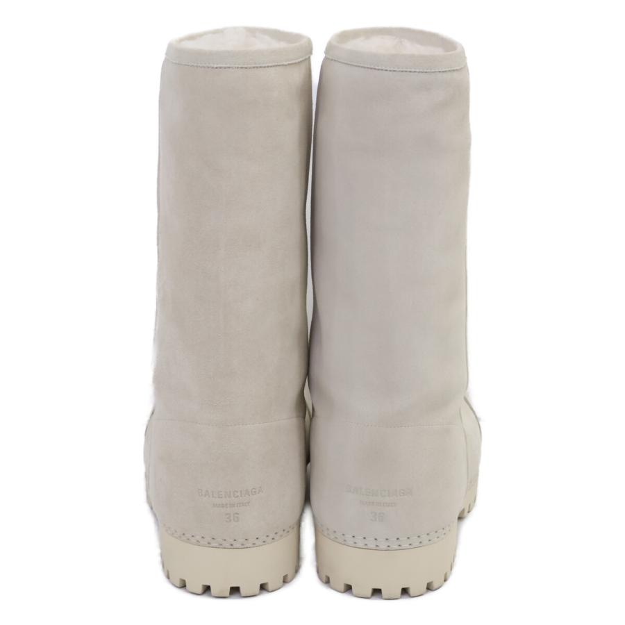 BALENCIAGA（バレンシアガ） 美品 802177 アラスカファー ブーツ 