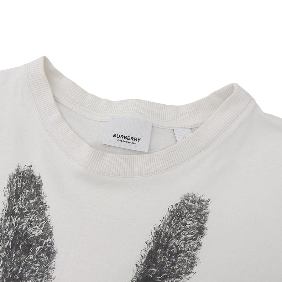 BURBERRY（バーバリー） RABBIT LOGO TEE コットン トップス メンズ 白