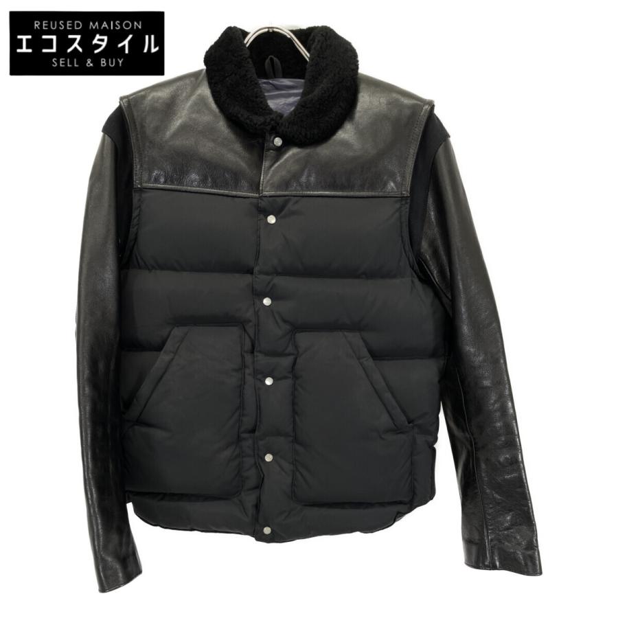 UNDERCOVER（アンダーカバー） 12AW ブラック ドッキング レザー
