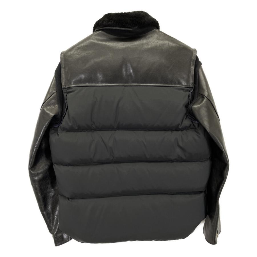 UNDERCOVER（アンダーカバー） 12AW ブラック ドッキング レザー