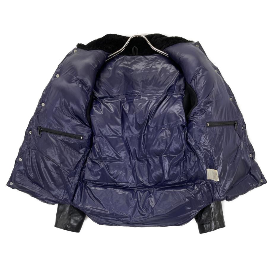 UNDERCOVER（アンダーカバー） 12AW ブラック ドッキング レザー