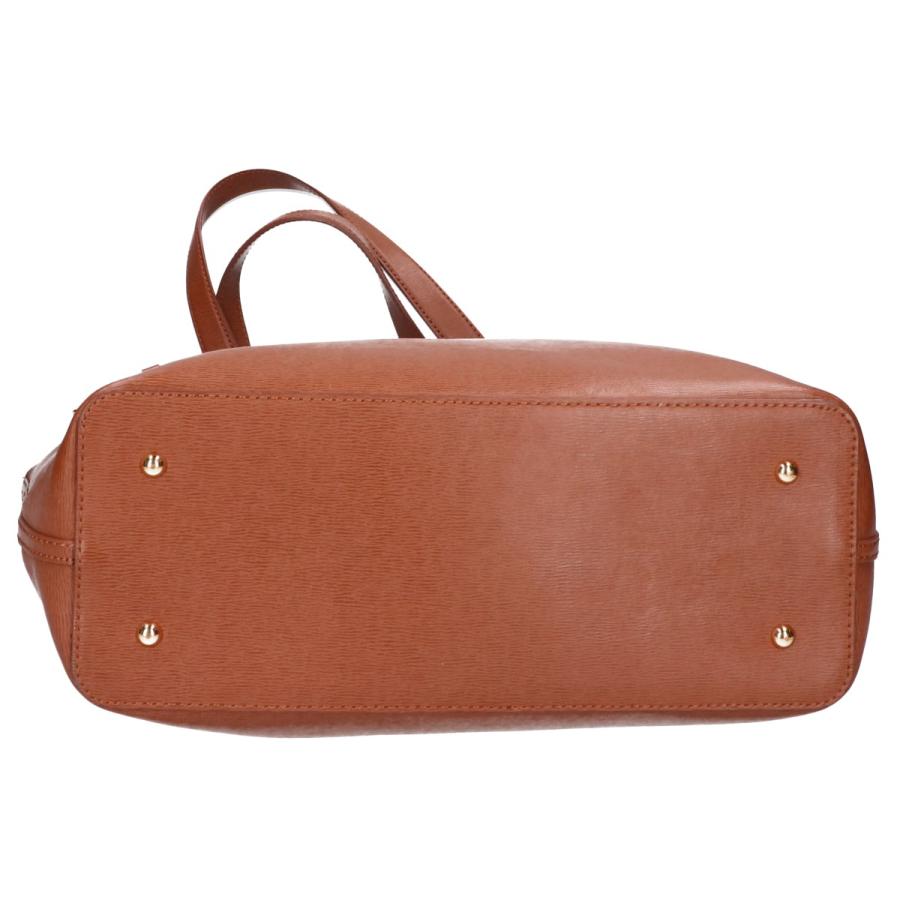 美品Ralph Lauren ローレン　ラルフローレン　レザー　トートバッグ　鞄 LAUREN RALPH ローレン ラルフローレン ロゴ入り レザー トートバッグ
