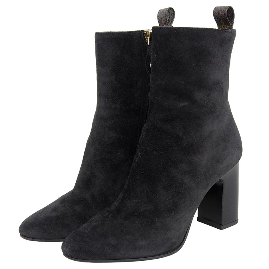 美品 LOUIS VUITTON ルイヴィトン スウェード LVドナライン チャンキー