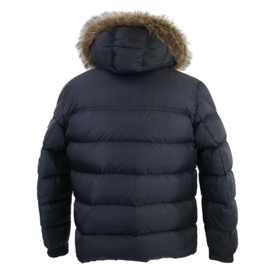 モンクレール MONCLER ダウンジャケット ネイビー 美品 MONCLER（モンクレール） MARQUE マルク ファー付き ダウンジャケット
