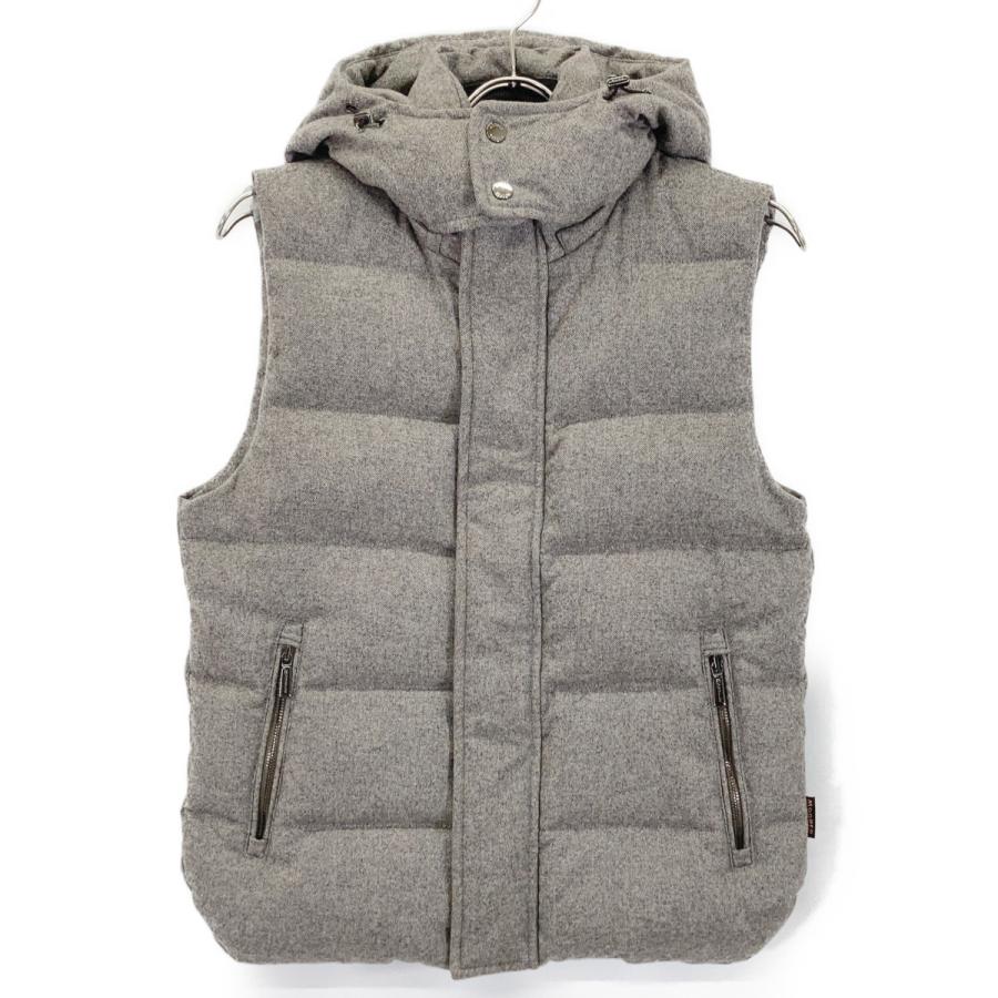 MOORER ムーレー グレー ウール×シルク FORT TL ダウンベスト 44