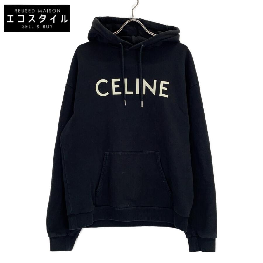 CELINE（セリーヌ） 2Y321670Q ブラック ロゴパーカー ブラック XL
