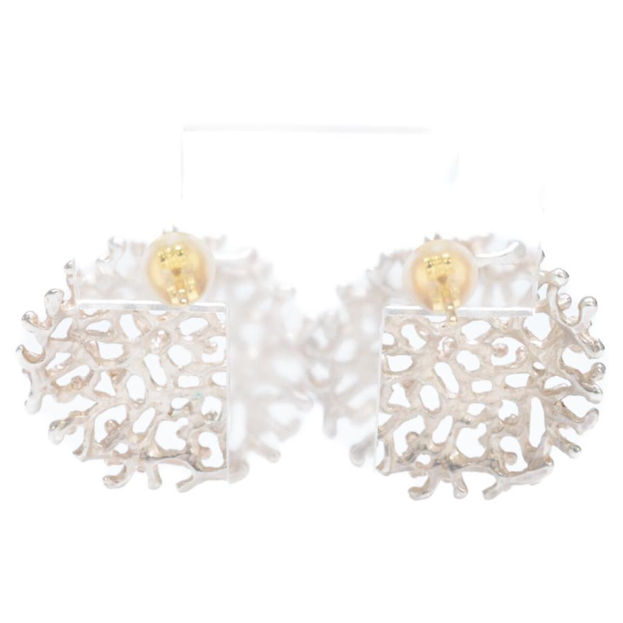 美品 KAORU カオル 925 Bouquet pierce ブーケ ピアス シルバー 
