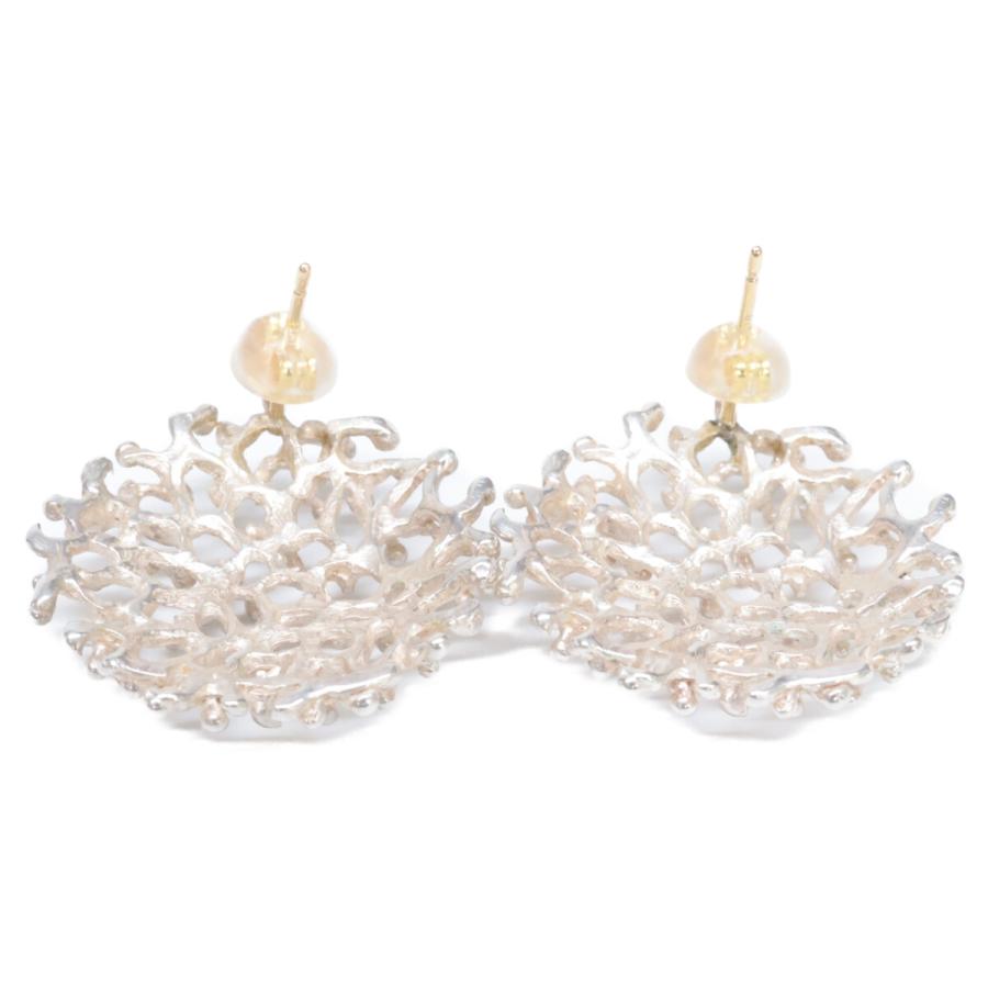 美品 KAORU カオル 925 Bouquet pierce ブーケ ピアス シルバー 