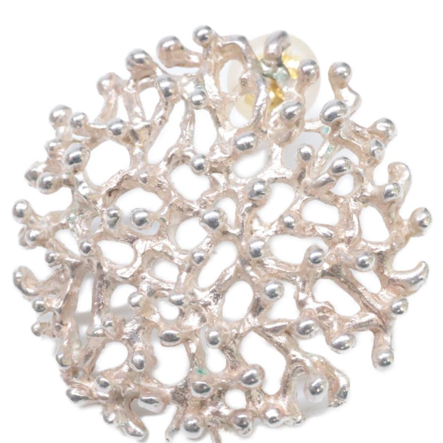 美品 KAORU カオル 925 Bouquet pierce ブーケ ピアス シルバー 