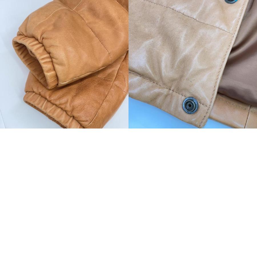 Schott N.Y.C（ショット） SCHOTT 3161049 ブラウン ラムレザー ダウン 