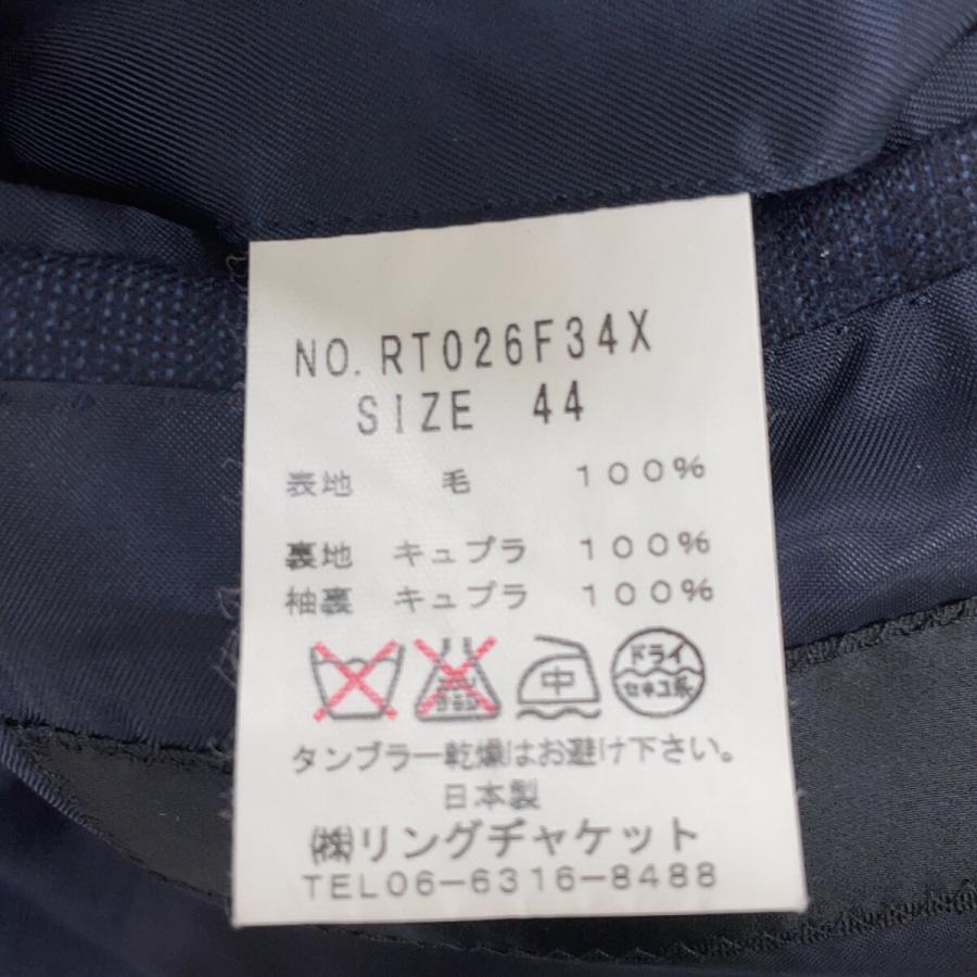 RING JACKET リングヂャケット RT026F34X ピンヘッドストライプ ウール