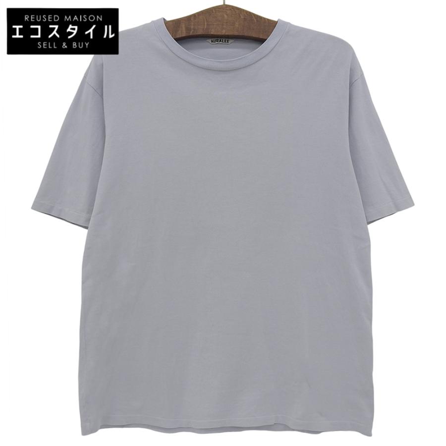 AURALEE オーラリー コットン 100 LUSTER PLAITING TEE トップス