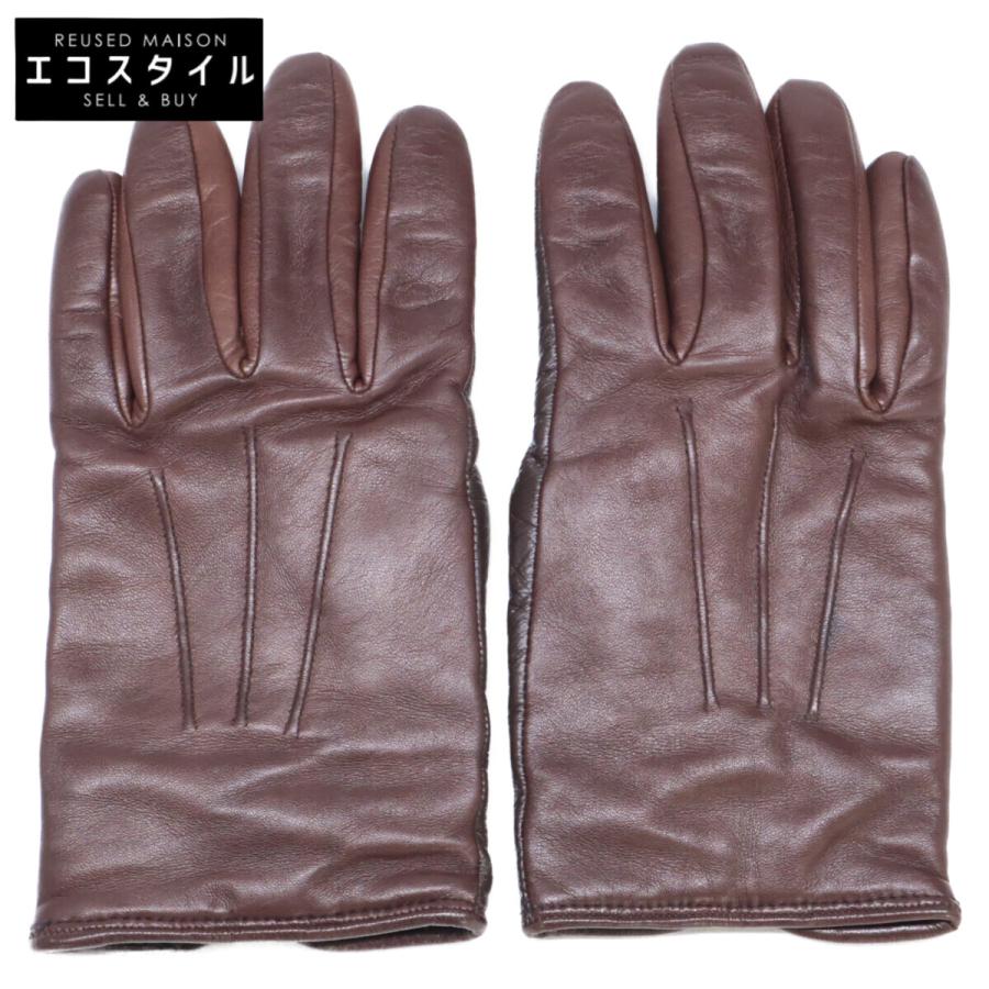 美品 MEROLA メローラ ナパレザー カシミヤライニング グローブ 7.5