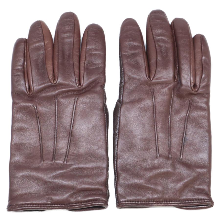 美品 MEROLA メローラ ナパレザー カシミヤライニング グローブ 7.5