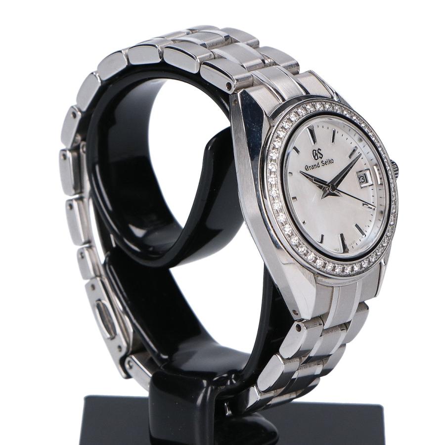 【極美品】Grand Seiko STGF279 白蝶貝 ダイヤ レディース Grand Seiko グランドセイコー STGF279 芍薬 白蝶貝ダイヤル ダイヤ