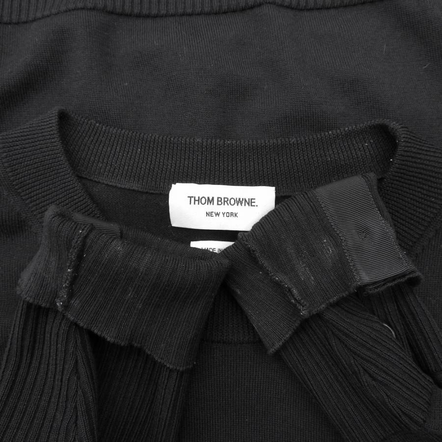 THOM BROWNE トムブラウン フォーバー クルーネック ニット トップス