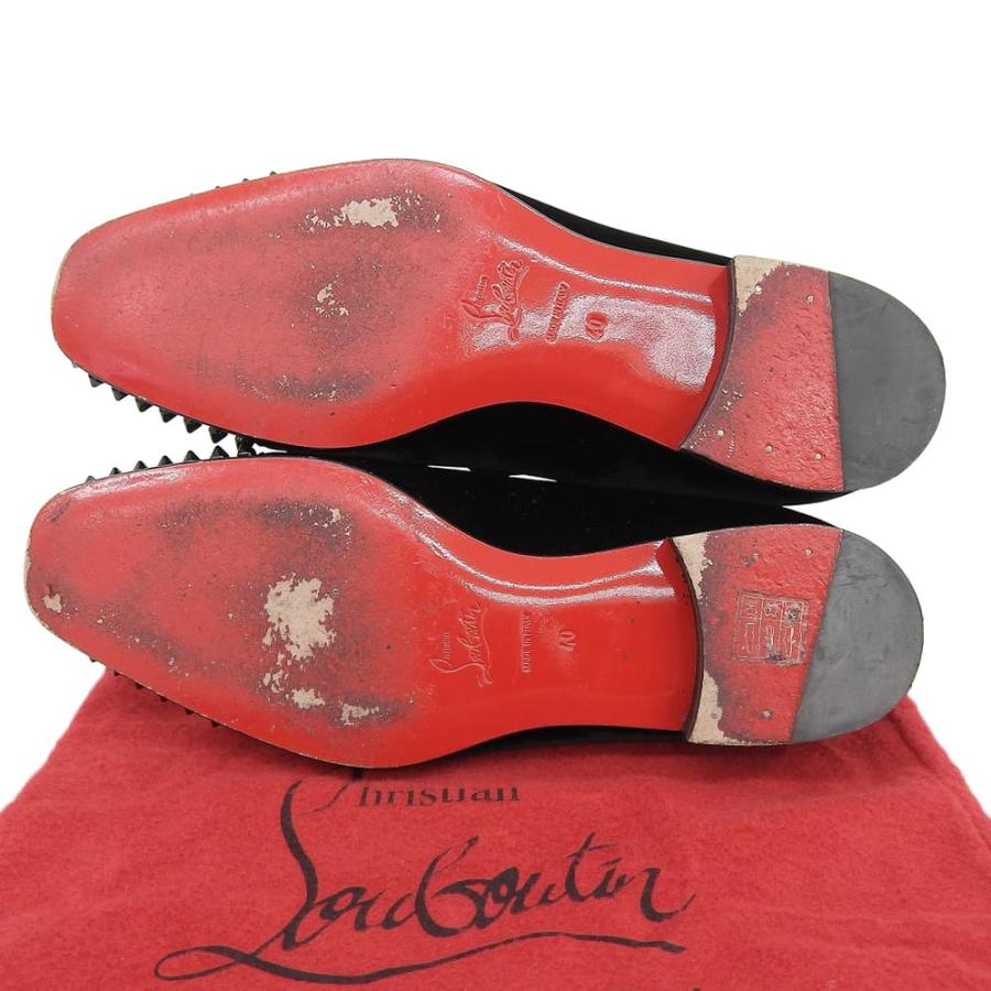 Christian Louboutin（クリスチャンルブタン） ベロア スパイク