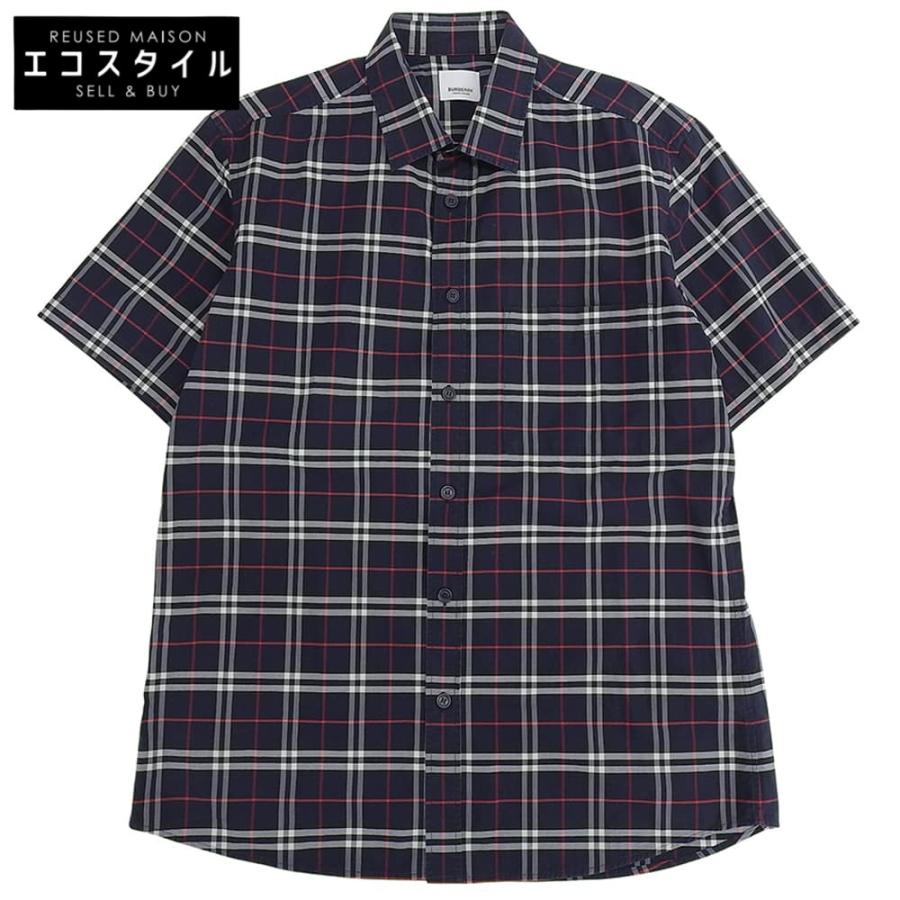 BURBERRY（バーバリー） ストレッチコットン チェック 半袖シャツ 