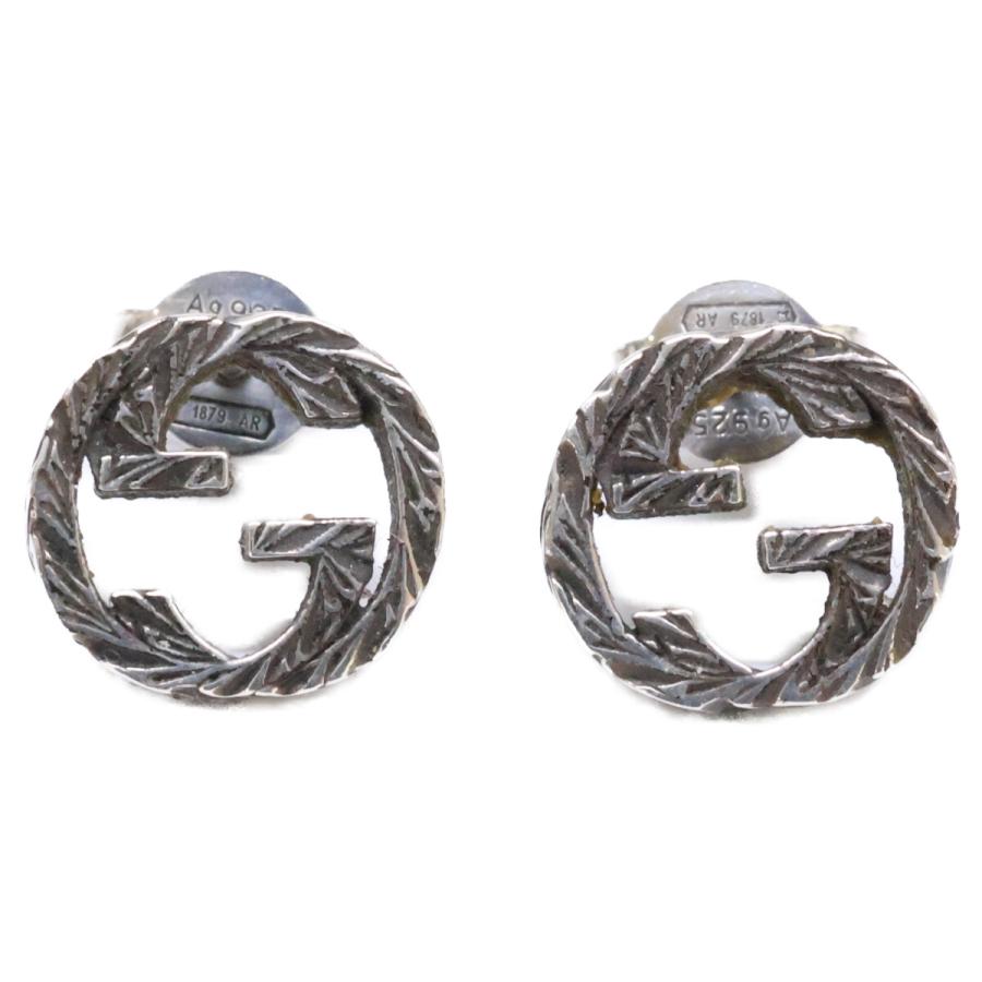 グッチ GUCCI GG ピアス 片耳 Ag925 シルバー GUCCI（グッチ） Ag925 インターロッキングG ピアス シルバー