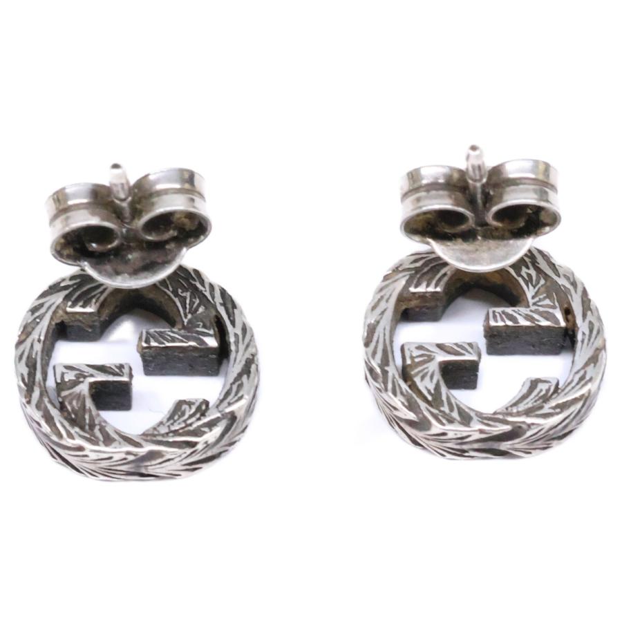 GUCCI（グッチ） Ag925 インターロッキングG ピアス シルバー