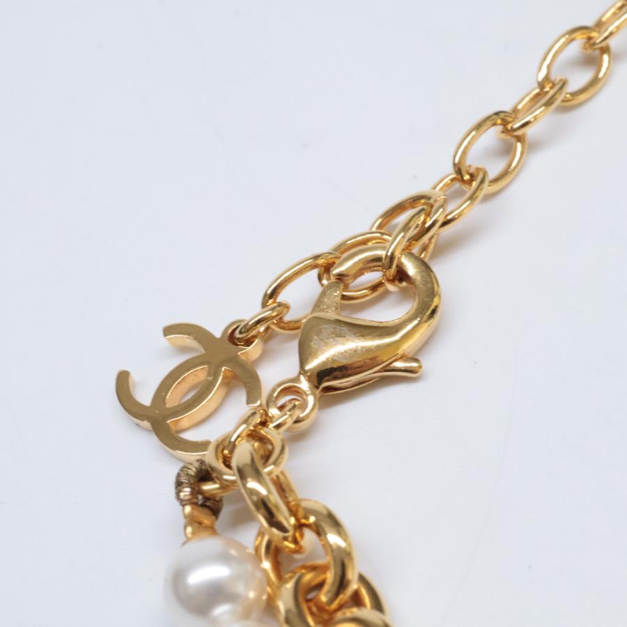 CHANEL（シャネル） B22A フェイクパール 獅子 ライオンモチーフ ココ