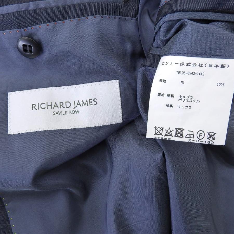 RICHARD JAMESリチャードジェームス スーツ　新品　ブラック サビル・ロウに店舗を構える“あの”ブランドに生地がありました