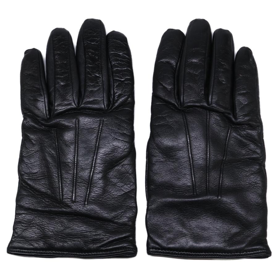 美品 MEROLA メローラ カシミヤライナー ナパレザー グローブ 7.5