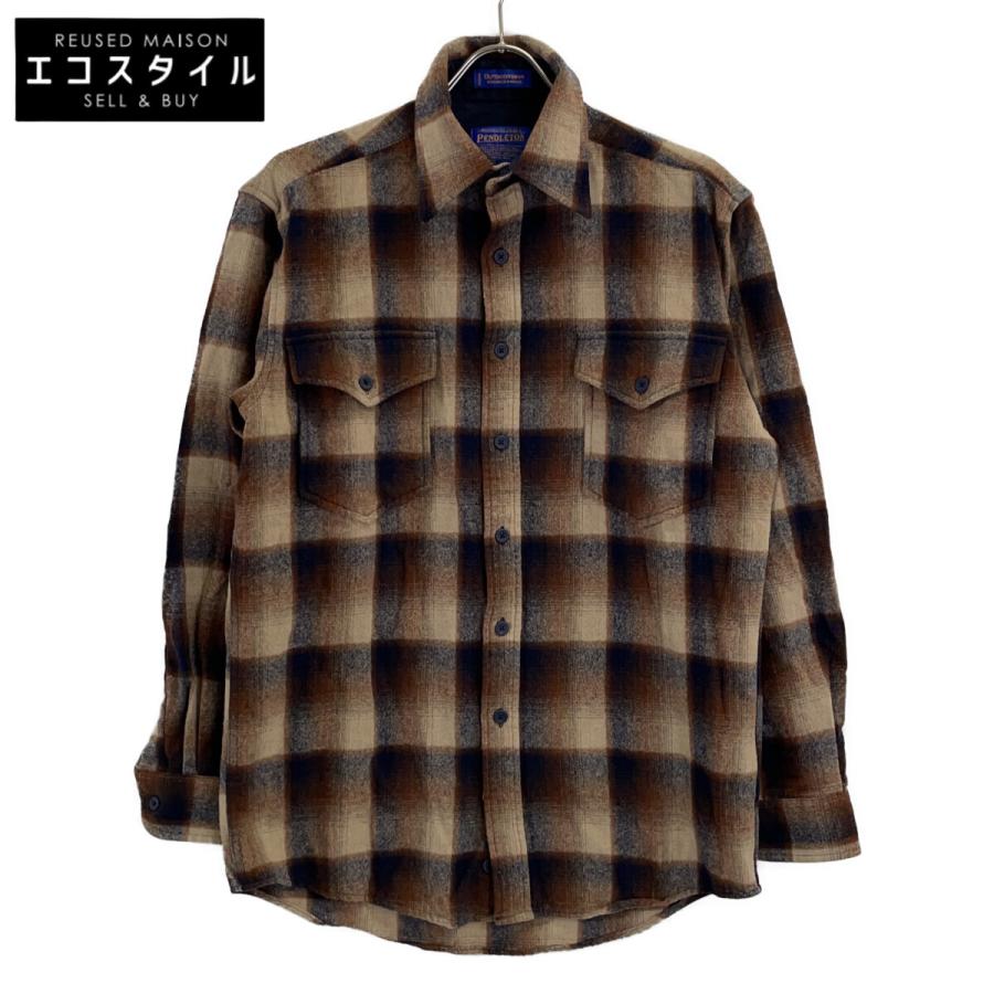PENDLETON ペンドルトン 90s~ OUTDOORS MAN ブラウン バージンウール