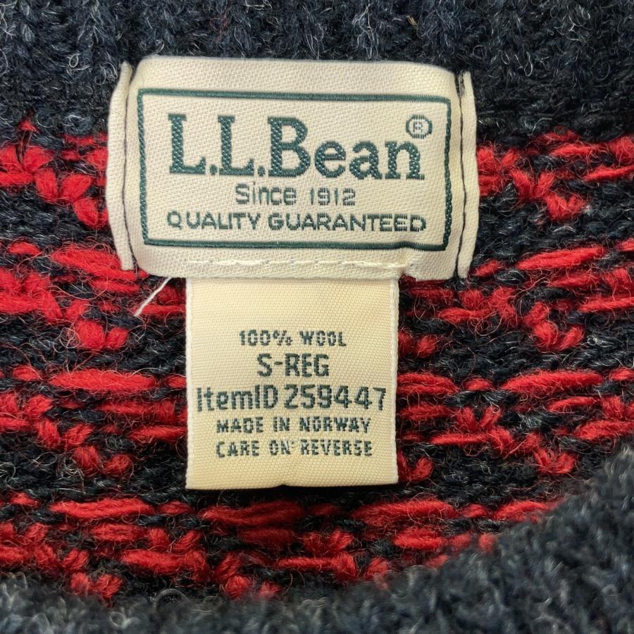 L.L.Bean（エルエルビーン） LLBean ノルウェー製 ブラック×レッド