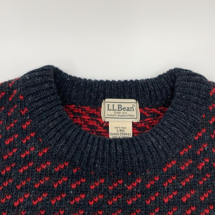 L.L.Bean（エルエルビーン） LLBean ノルウェー製 ブラック×レッド