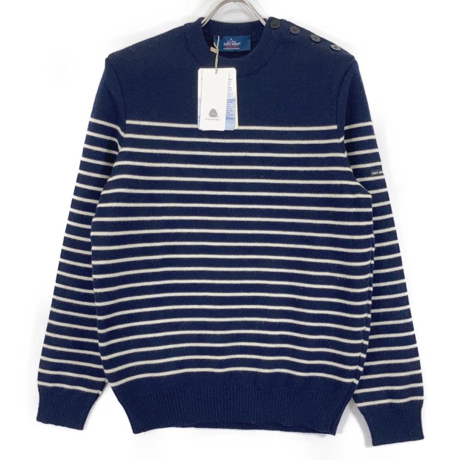 SAINT JAMES（セントジェームス） フランス製 ウール100 ネイビー