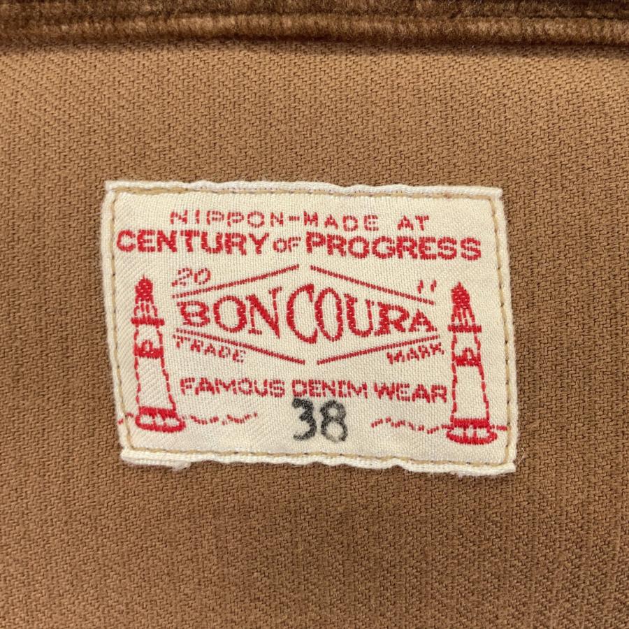 BONCOURA ボンクラ ブラウン 太畝 コーデュロイ コール天 Dog Ear