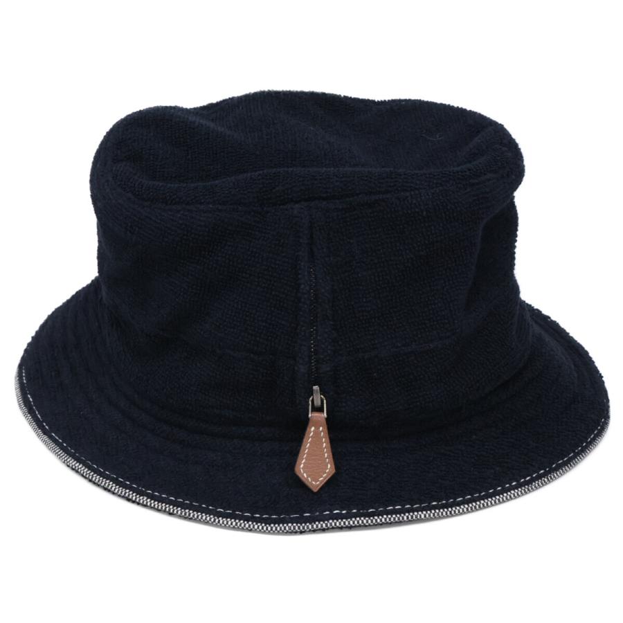 HERMES エルメス MOTSCH モッチ パイル地 バケットハット 帽子 58