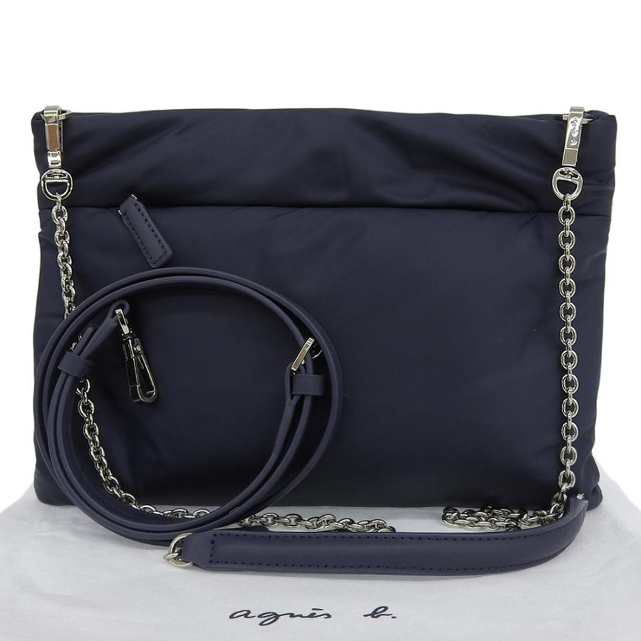 美品 agnes.b アニエスベー チェーンショルダー 2wayバッグ ショルダー