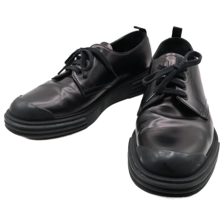 PRADA（プラダ） 2EE286 レザー レースアップ シューズ 6 メンズ