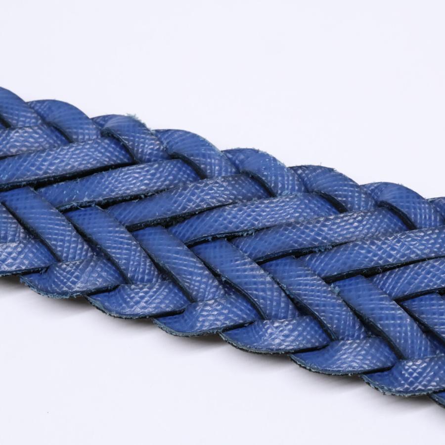 PRADA（プラダ） リバーシブル レザー メッシュ ベルト 36/90 メンズ