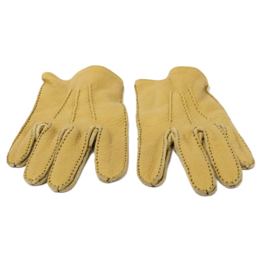 DENTS デンツ ノーライニング レザー ペッカリー グローブ 7 メンズ