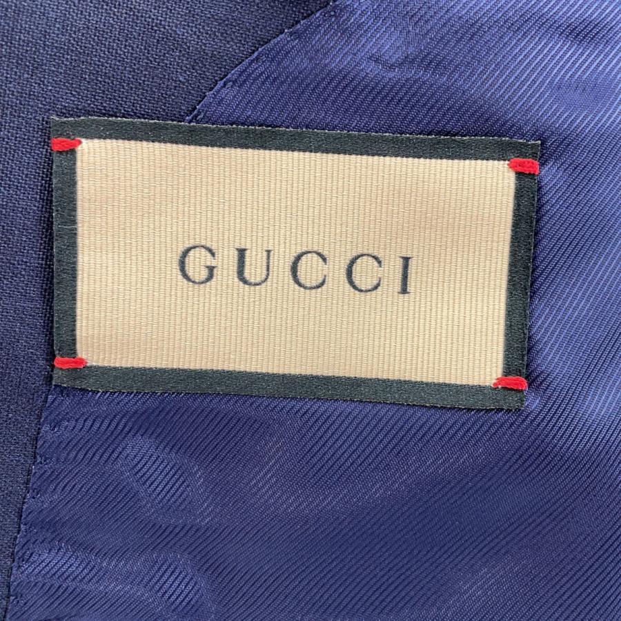 GUCCI（グッチ） 645359 ネイビー 金ボタン ブレザー テーラード 