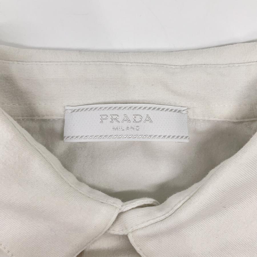 PRADA（プラダ） 19年 SJN252 R201 710 ホワイト ポケットロゴ