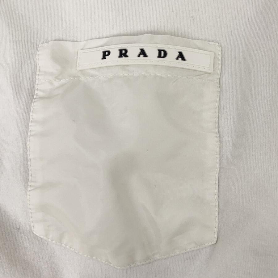 PRADA（プラダ） 19年 SJN252 R201 710 ホワイト ポケットロゴ