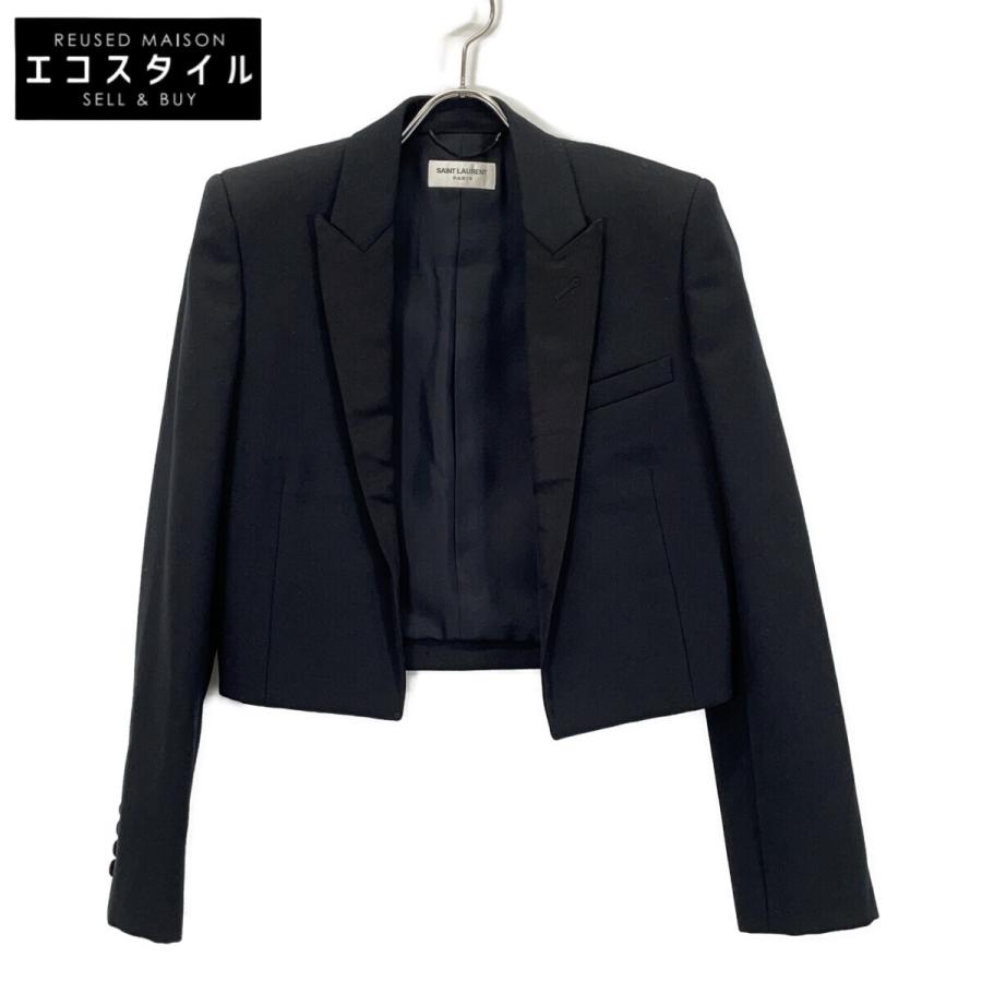 SAINT LAURENT PARIS サンローランパリ 445222 Y149W ブラック ウール