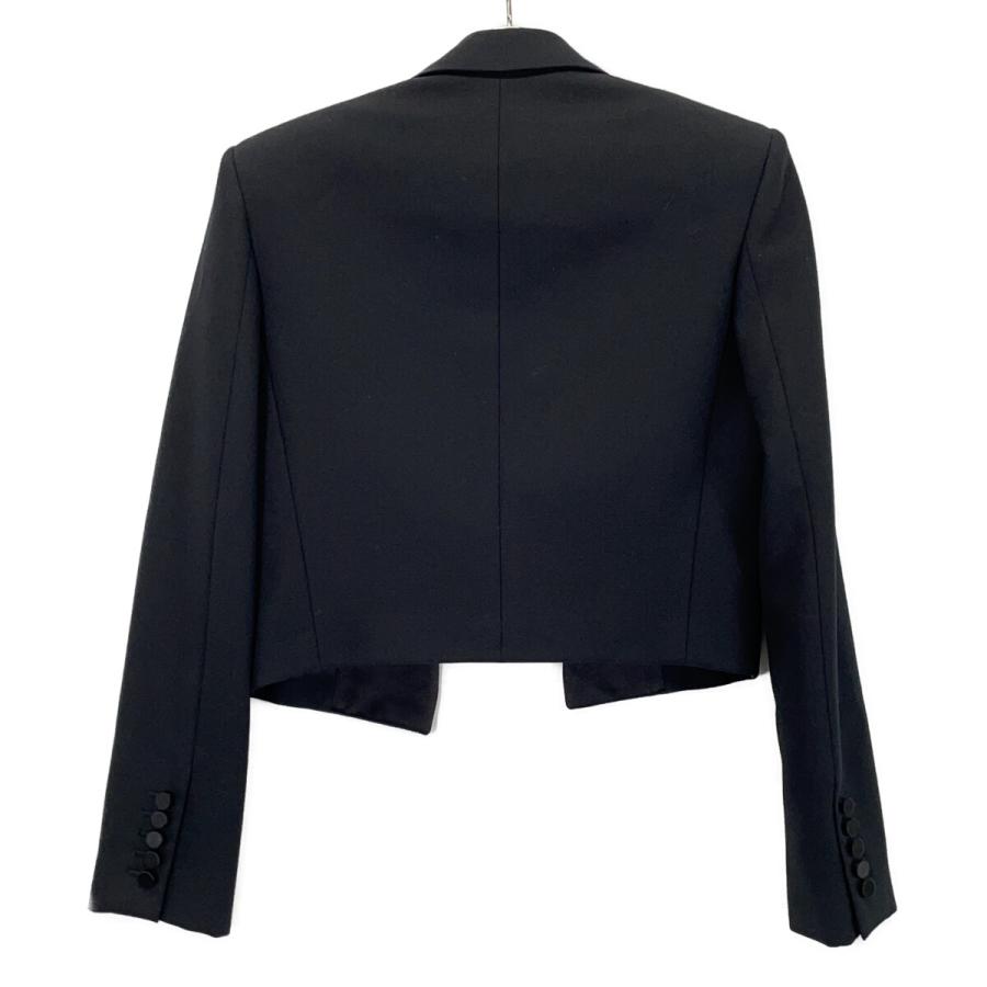 Yves Saint Laurent ジャケット ショート丈 早い者勝ち SAINT LAURENT PARIS サンローランパリ 445222 Y149W ブラック ウール