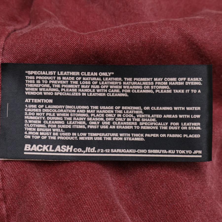 BACKLASH バックラッシュ 1606-03 馬革 ジャパンホース製品染め ダブル