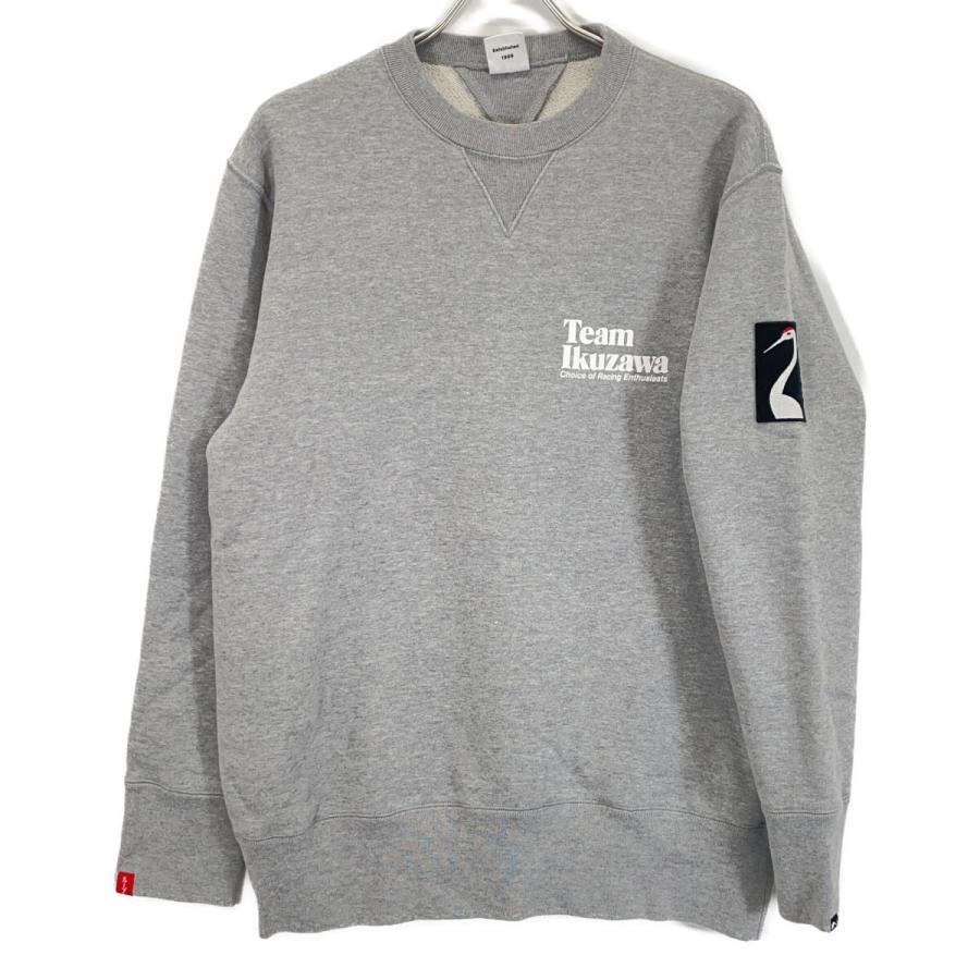 LOOPWHEELER（ループウィラー） ×Team Ikuzawa グレー 両V プリント