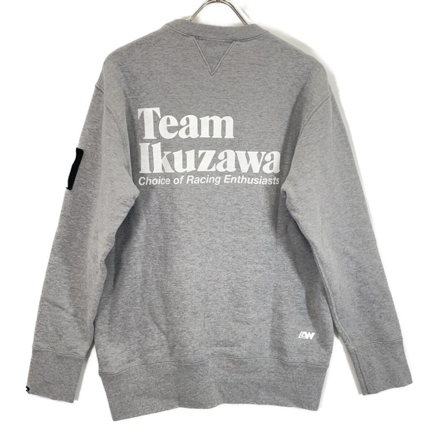 LOOPWHEELER（ループウィラー） ×Team Ikuzawa グレー 両V プリント