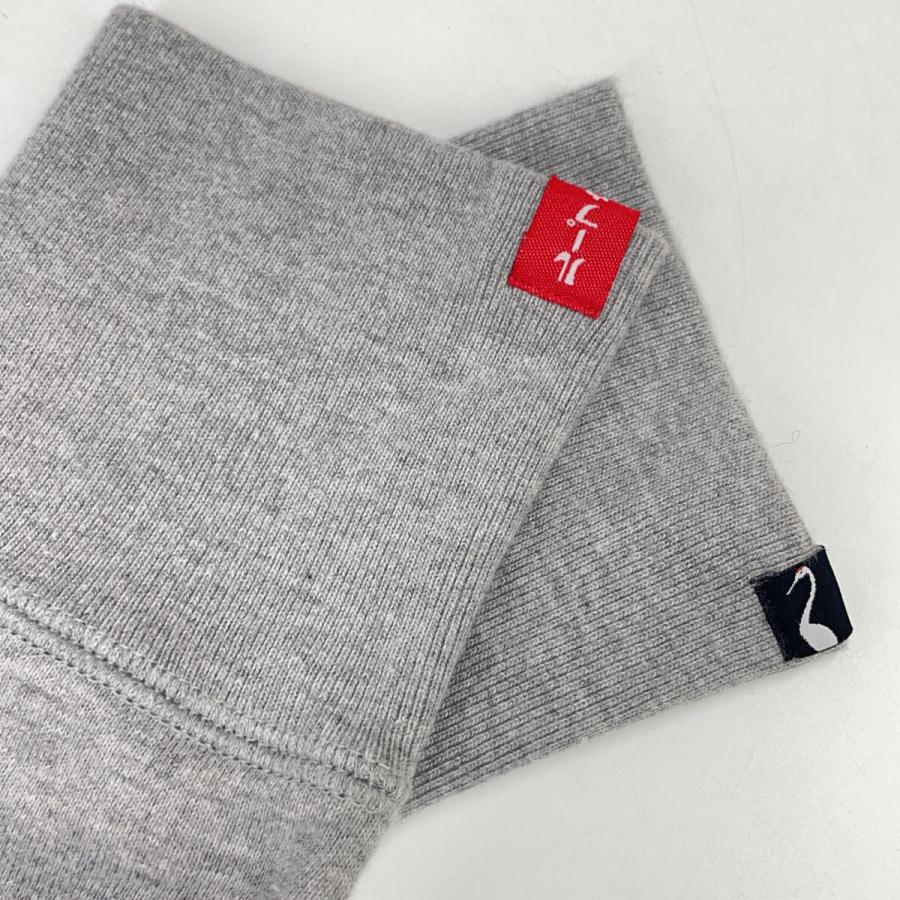 LOOPWHEELER（ループウィラー） ×Team Ikuzawa グレー 両V プリント