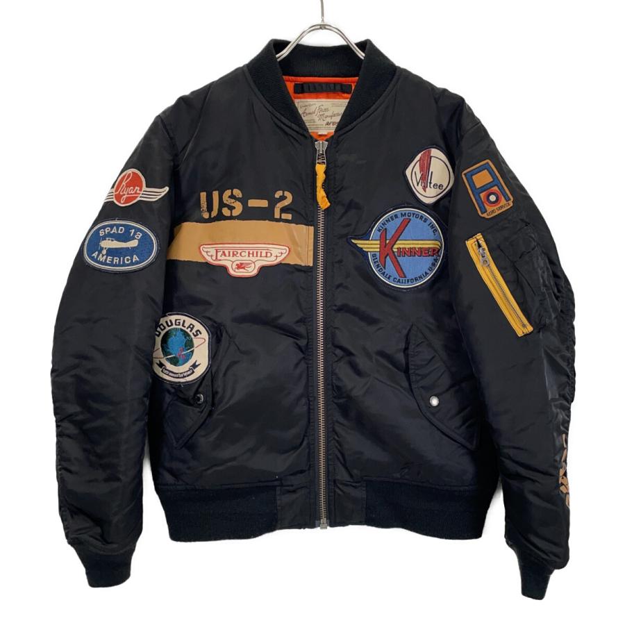AVIREX（アヴィレックス） 6132056 ブラック PATCHED MA-1 A.C.C.