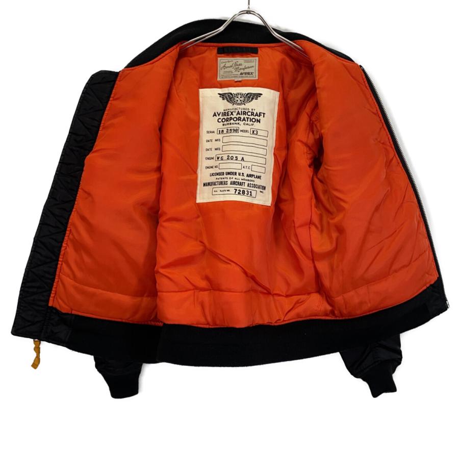 AVIREX（アヴィレックス） 6132056 ブラック PATCHED MA-1 A.C.C.