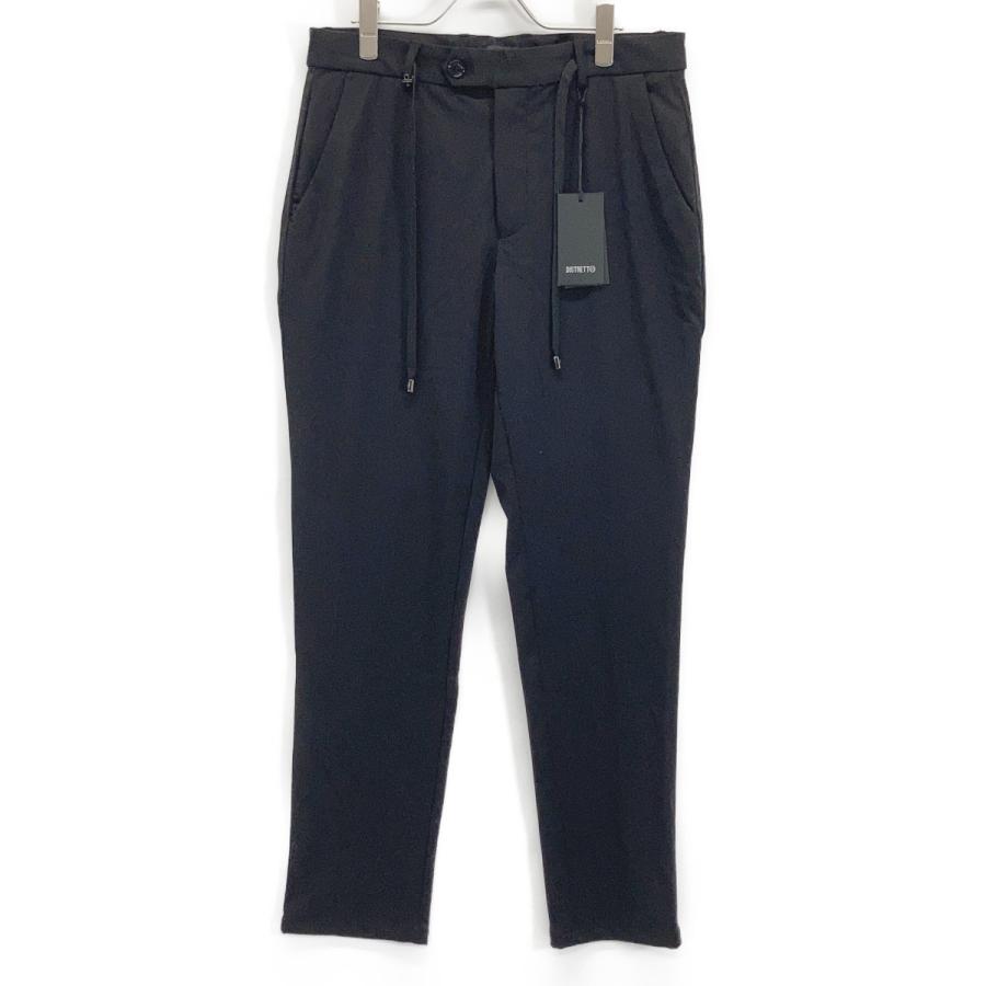 DISTRETTO12 FPU GA1559 ブラック ライクラストレッチジャケットパンツ セットアップ 48 メンズ_2