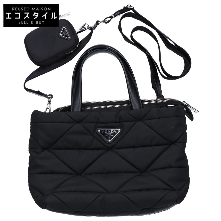 PRADA（プラダ） 美品 1BG373 スモール パデッドRe-Nylon 2WAY トート 